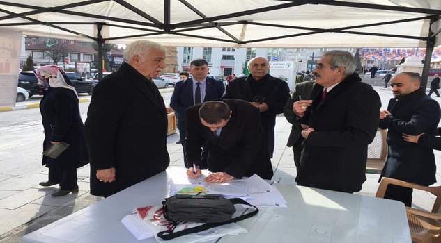 Erdemir’den imza kampanyasına destek