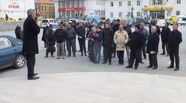 Bağımsız aday Korkmaz, miting yaptı