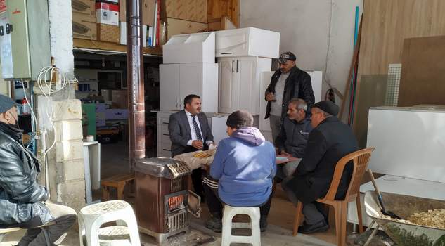 Başkan Yalçın’dan esnaf ziyareti