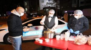 Yozgat Emniyetinden yılbaşı akşamı çorba ikramı