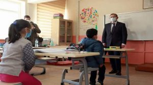 Yozgat’ta köy okullarında yüz yüze eğitime başlanıldı