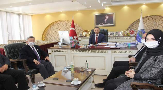 Başer’den, Başkan Açıkel’e ziyaret