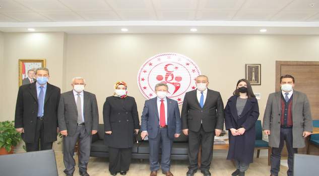 Başkan Başer ve teşkilatından kurum ziyaretleri