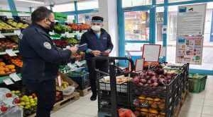 Zabıta ekiplerinden denetim