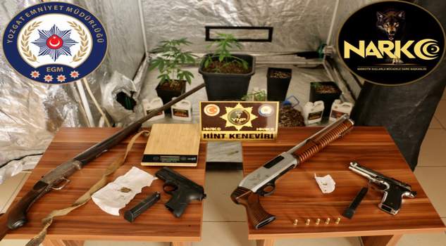 Yozgat’ta uyuşturucu operasyonu