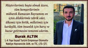 Altın Yozgat halkının Ramazan Bayramını kutladı