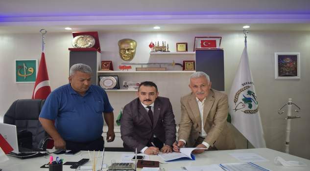 Şefaatli Belediyesi’nde imzalar atıldı