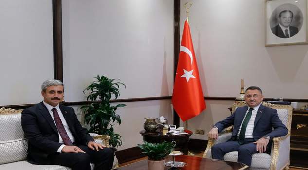 Başkan Köse, projeler hakkında  Oktay’ı bilgilendirdi