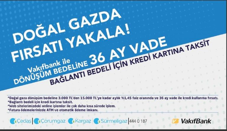 Sürmeligaz’dan abonelerine 3 kampanya birden