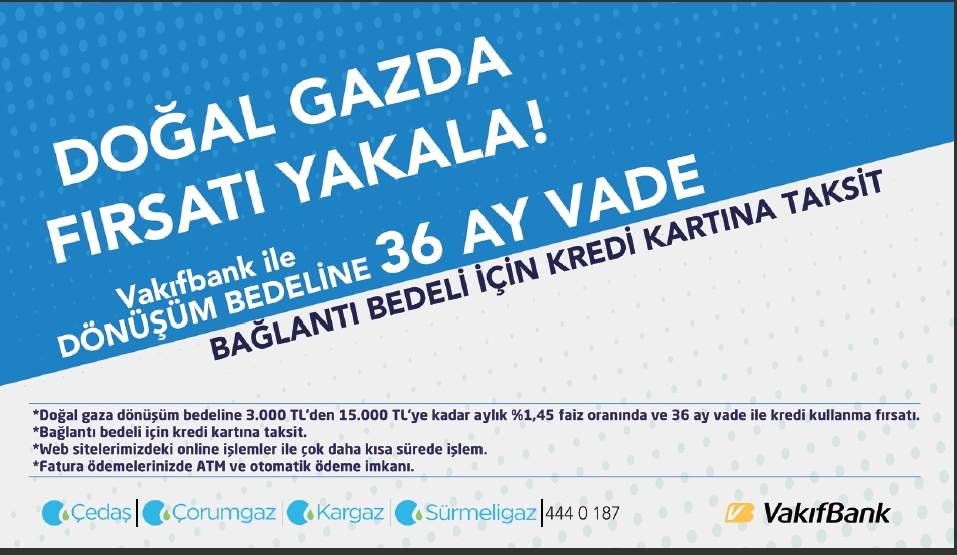 Sürmeligaz’dan abonelerine 3 kampanya birden