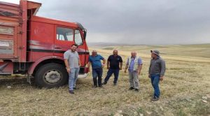 Susuz arazilere biçerdöver girmedi