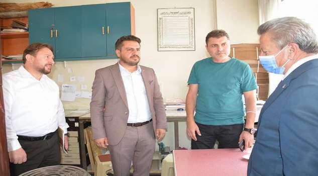 Başkan Başer:Hız kesmeden esnaf ve vatandaş ziyaretlerini sürdürüyor