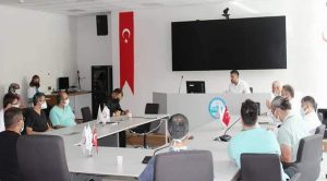 Şehir Hastanesinde Pandemi toplantısı yapıldı