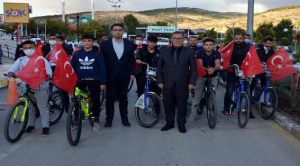 Sağlıklı yaşam için pedal çevirdiler