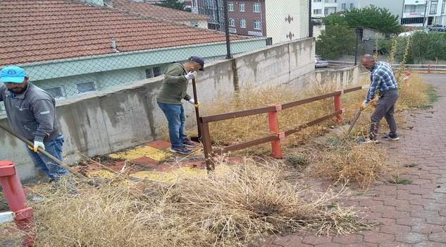 Sarıkaya’da sosyal ve kamusal alanlarda hummalı temizlik