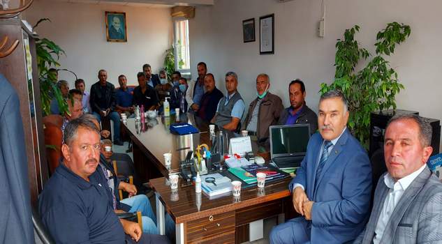 Muhtarlardan TSO Başkanı Kahraman’a ziyaret