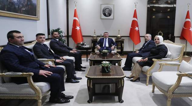 Oktay, Çayıralan heyetini ağırladı