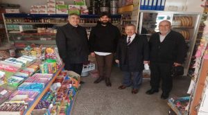 Başer’den esnaf ziyareti