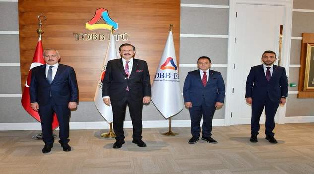 Başkan Coşar’dan, Hisarcıklıoğlu’na ziyaret