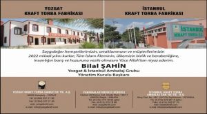 Yozgat- İstanbul Ambalaj Grubu Yönetim Kurulu Başkanı Bilal Şahin’den yeni yıl mesajı