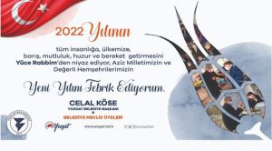 Yozgat Belediye Başkanı Celal Köse’den yeni yıl mesajı