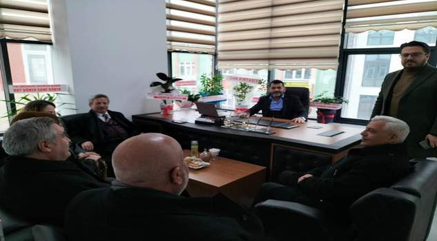 Başkan Başer ve yönetiminden Akdemir’e hayırlı olsun ziyareti