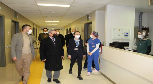 İl Başkanı Başer’den hastalara ziyaret