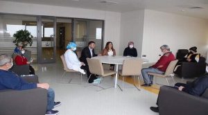 Başhekim Kozan’dan hastalara moral ziyareti