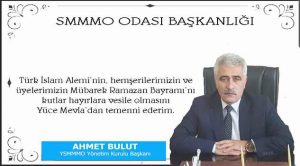 SMMMO Başkanı Ahmet Bulut Yozgat halkının bayramını kutladı