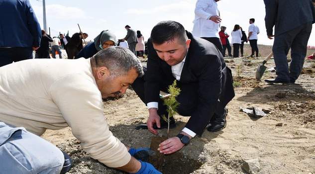 Yozgat Şehir Hastanesinden 500 Fidanla destek