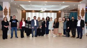 Hastane çalışanları programda bir araya geldi