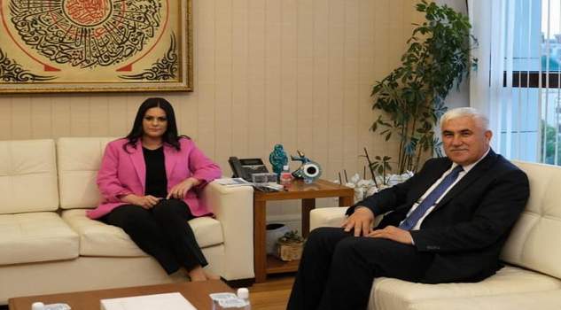 Nurdoğan’dan eski Bakan Sarıeroğlu’na ziyaret