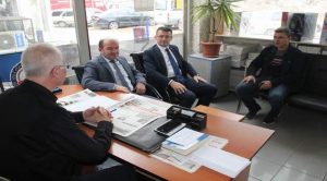 Enoğlu ve Odabaşı’ndan gazetemize ziyaret