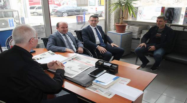 Enoğlu ve Odabaşı’ndan gazetemize ziyaret