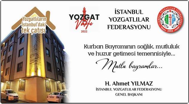 İYF Genel Başkanı Ahmet Yılmaz halkın bayramını kutladı