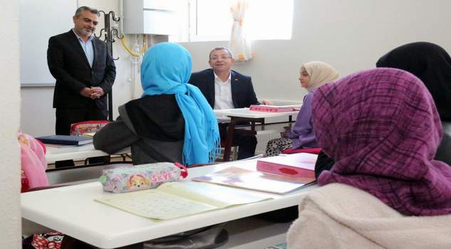 Vali Polat, Yaz Kur’an kurslarını ziyaret