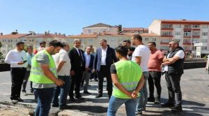 Başkan Köse ve TOKİ yetkilileri birlikte inceledi