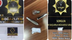 Polis ekipleri 21 şahsa uyuşturucu kullanmaktan işlem yaptı