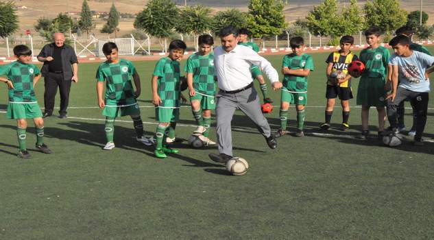 Başkan Yılmaz’dan, minik sporculara ziyaret