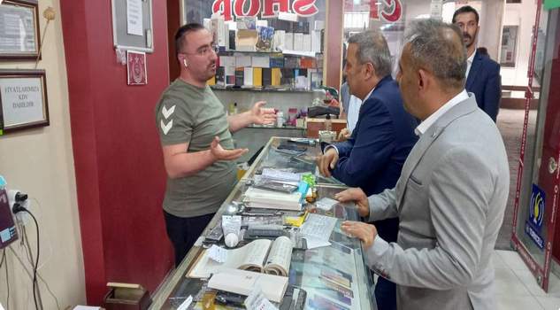 Başkan Yılmaz, esnaf ziyaretlerini sürdürüyor