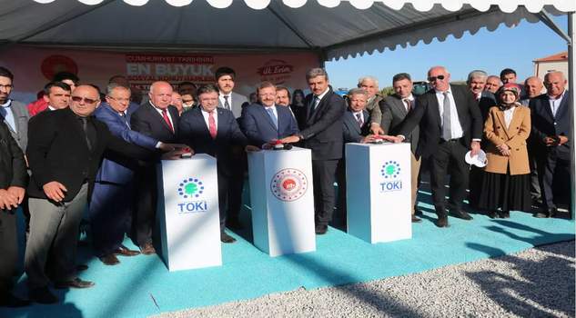 Yozgat’ta 141 konutun temeli atıldı