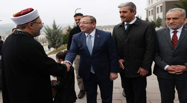 Diyanet İşleri Başkanı Erbaş’tan Valilik ziyareti