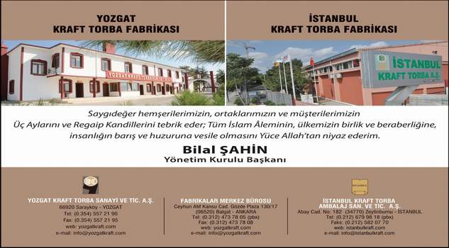 Hayırsever İş İnsanı Bilal Şahin’den kandil mesajı