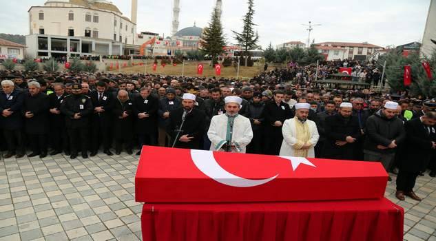 Şehit Arslan, dualarla uğurlandı