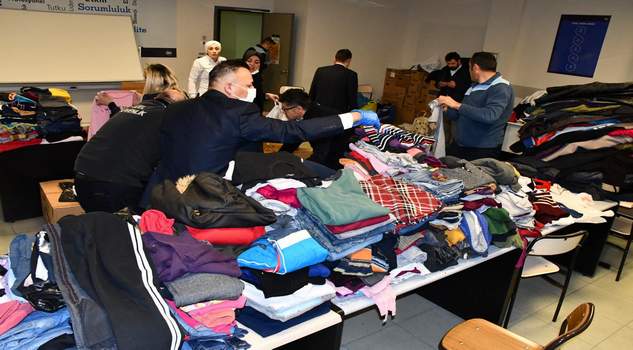 Bir yardımda Şehir Hastanesinden