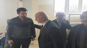 Keven’den tedavi gören depremzedelere ziyaret