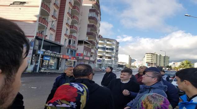 Vali Polat, deprem bölgesinde