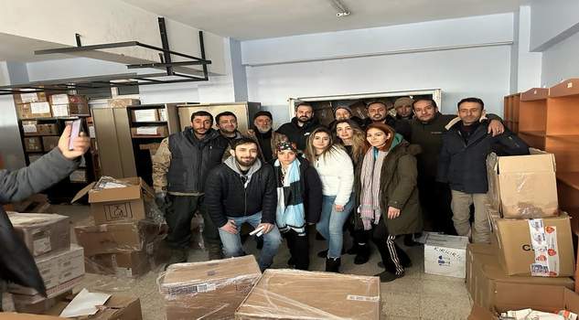 Eczacı Çözüm Derneği’nden ilaç ve medikal yardımı