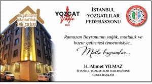 İstanbul Yozgatlılar Federasyonu Yılmaz Yozgat halkının bayramını kutladı