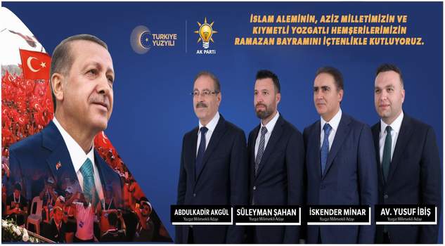 Ak Parti Milletvekili adayları Yozgat halkının bayramını kutladı